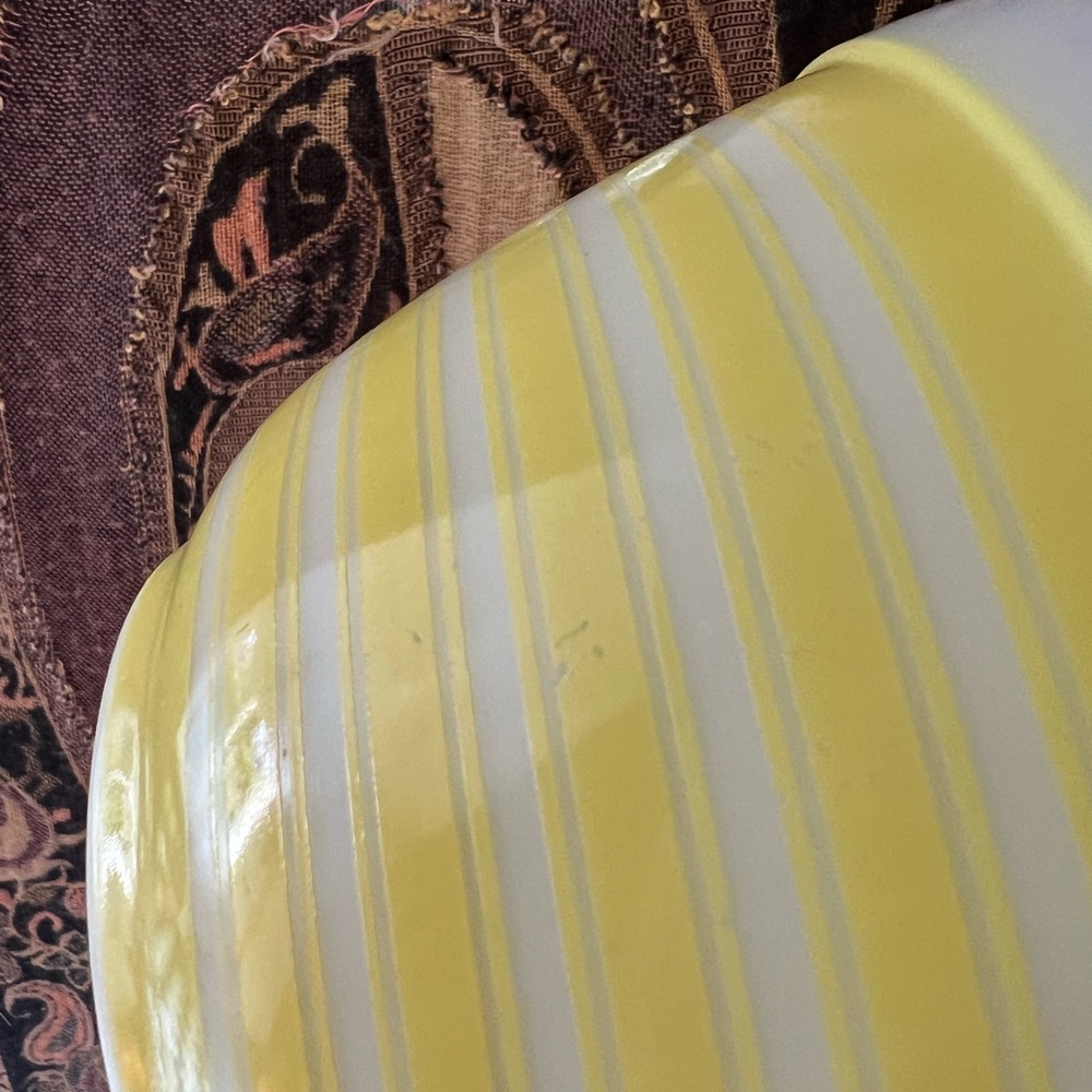 🍋 Vtg Yellow Stripe Pyrex 🍋 - Picture 5 of 11